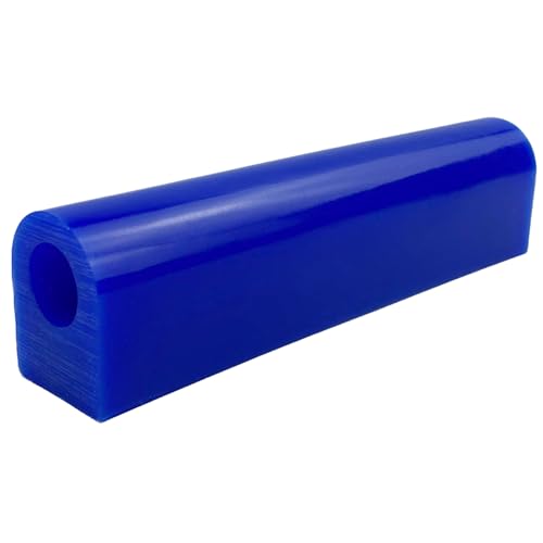 NIUPIKA Carving Wax Tube Wax Ring Tube for Making Rings Mold Hard Wax Blank Large Flat Side Tube Blue Color (T-250) - size: T-250