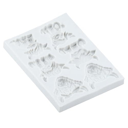Scotch Cattle Polymer Clay Mold Highland Cow Silicone Molds | Animal Clay Mold DIY Crafts Air Dry Plaster Polymer Epoxy Resin Casting Jewelry Making