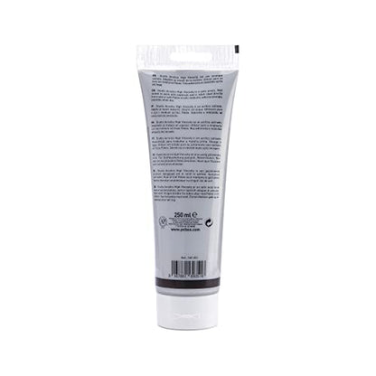 PEBEO Studio Acrylics High Viscosity, Fine Acrylic, 250 ml - Iridescent Silver, 8.45 Fl Oz (Pack of 1) - color: Iridescent Silver, size: 8.45 Fl Oz (Pack of 1)
