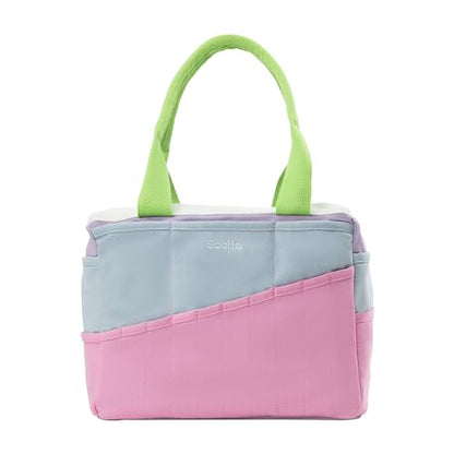 Soolla Studio Bag: Art Supply Storage Organizer & Pottery Tool Bag, Washable Tote, Yarn Bag, Crochet, 30 Pockets, 15+ Colors - color: 80's Windbreaker