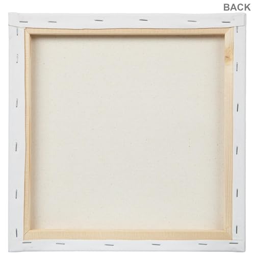 Hobby Lobby Super Value Blank Canvas Set (12" x 12" - 7 Pack) | Painting, Oil and Acrylic Compatible, Gesso Primed, Acid-Free, Archival Quality - style: 12"x12" - 7 Pack