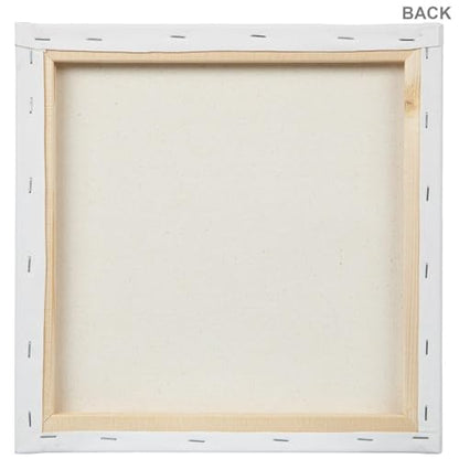 Hobby Lobby Super Value Blank Canvas Set (12" x 12" - 7 Pack) | Painting, Oil and Acrylic Compatible, Gesso Primed, Acid-Free, Archival Quality - style: 12"x12" - 7 Pack