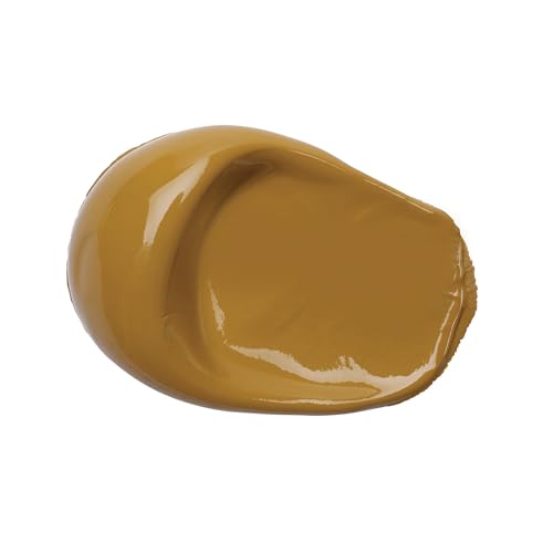 Liquitex BASICS Acrylic Paint, 4-oz Tube, Bronze Yellow | Medium Viscosity, Satin Finish, Lightfast, Fine Art Pigments, Range of Opacities, Easy Blending - color: Bronze Yellow, size: 4 Fl Oz (Pack of 1)