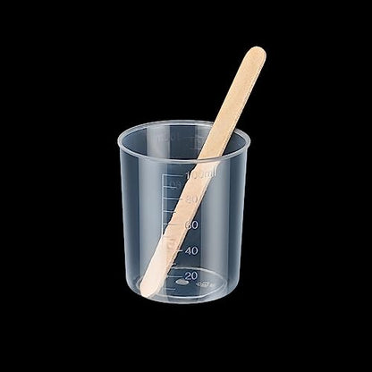 56 PCS Resin Mixing Kit,12PCS 100ML Disposable Measuring Cups,24PCS 50ML Mixing Cups for Resin,20 Wooden Stirring Sticks, Mixing Cups for Epoxy Resin, Paint Mixing, Jewelry Making - size: 100ML Mixing Cups