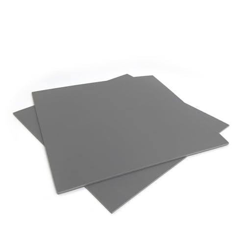 2Pcs 12x12 Soft Linoleum Carving Block, Linocut Block for Printmaking, Gray | Engraving Art Project, Printmaking Artist Studio Supplies - color: Gray, size: 12'' x 12'' 2 Pack