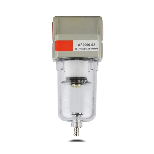 Joyzan Water Oil Separator Filter, Air Compressor Replacement AF2000 | Pneumatic 1/4 inch NPT Inlet Outlet Particulate Airbrush Moisture Trap Cleaner Compressed in Line Dryer Fitting Paint Spray