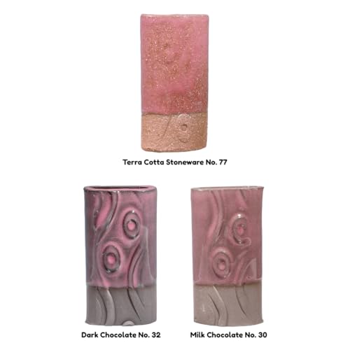 AMACO Celadon High Fire Gloss Glaze, 16 oz. (473 mL), C-53 Weeping Plum | Transparent, Mixable Mid-High Fire Cone 5-6 (C) Liquid Ceramic Pottery Glaze for Bisque - color: C-53 Weeping Plum