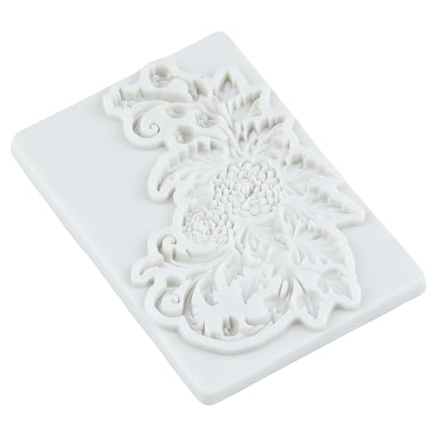 Baroque Polymer Clay Mold Baroque Relief Flower Silicone Molds | Jewelry Making Epoxy Resin Casting Air Dry Polymer Clay Craft - color: Style S