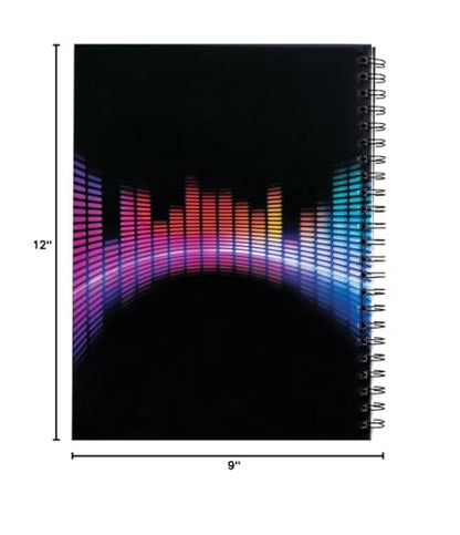 UCreate Fashion Poly Sketch Book, Sonic Vibes, 9" x 12", 1 Count - style: Sonic Vibes, 9" x 12"