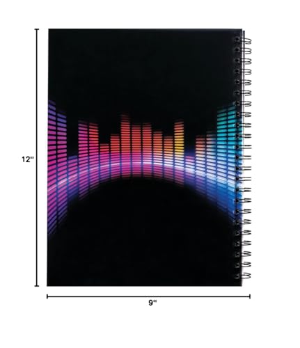 UCreate Fashion Poly Sketch Book, Sonic Vibes, 9" x 12", 1 Count - style: Sonic Vibes, 9" x 12"