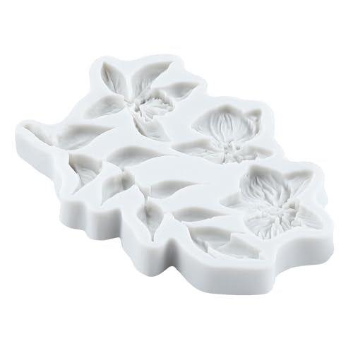 Flower Polymer Clay Molds Flower and Leaf Silicone Mold - color: Style B