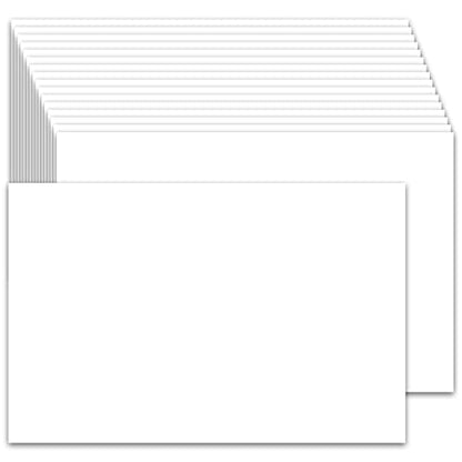 200 Pack 4x6 White Cardstock Paper, 80Lb Blank Cards for Printing