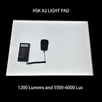 HSK A2 LED Artist tracing Light Box Copy Table, Adjustable High Brightness Light Pad for Tatto Drawing, Sketching, Animation,Diamond Painting Accessories - size: 05 - A2