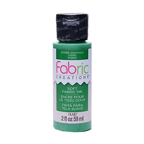 Fabric Creations Fabric Ink in Assorted Colors (2-Ounce), Shamrock