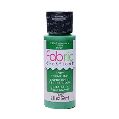 Fabric Creations Fabric Ink in Assorted Colors (2-Ounce), Shamrock