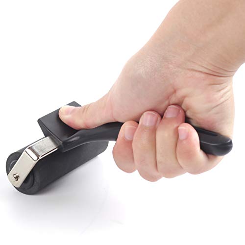 Falling in Art Rubber Roller Brayer for Crafting - Ink Roller Tool for Printmaking, Glue, Block, Wallpaper, Vinyl, Stamping, 2 Inches (Pack of 2) - size: 1 Count (Pack of 2), style: 2 inch L