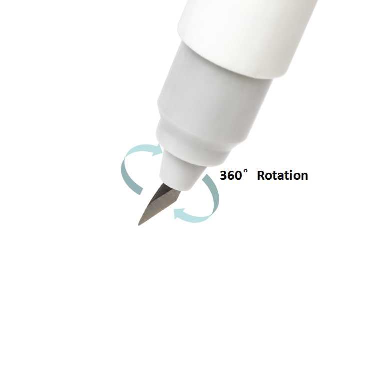 BiraBira Swivel Hobby Knife Cutter, 360 degree