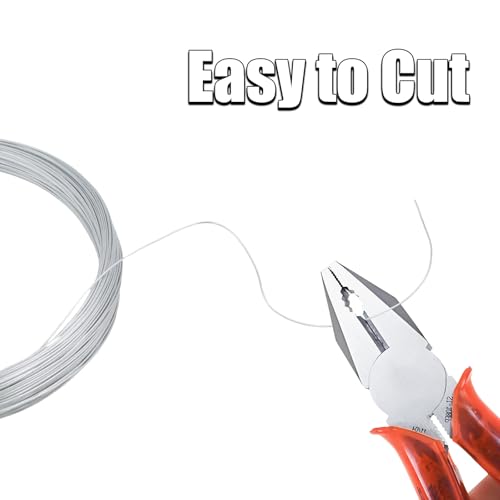 22 Gauge Aluminum Craft Wire, 164FT 0.6mm Silver Bendable Wire | Anodized Jewelry Wire for Crafts, Jewelry Making, Floral Arranging, Sculpting, Armature, Bonsai, Wire Wrapping, Lightweight - size: 22, style: Silver