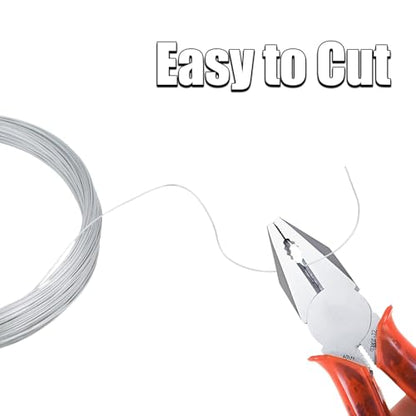 22 Gauge Aluminum Craft Wire, 164FT 0.6mm Silver Bendable Wire | Anodized Jewelry Wire for Crafts, Jewelry Making, Floral Arranging, Sculpting, Armature, Bonsai, Wire Wrapping, Lightweight - size: 22, style: Silver
