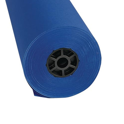 Colorations Arts & Crafts Paper Roll, Royal Blue, 36" x 1000' - color: Royal Blue