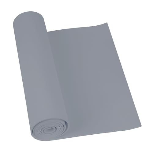 Do²ping Gray Eva Foam Sheets roll, 2mm eva Craft Foam 49''x13.5'' High Density 86kg/m3 for Cosplay - color: Gray, size: Thickness 2mm