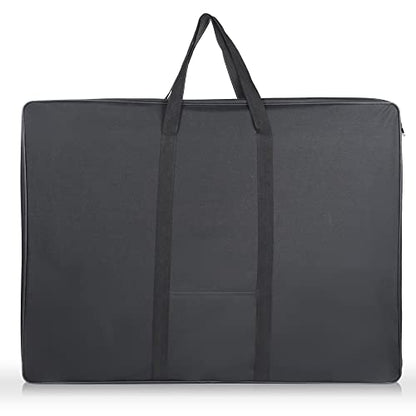 JJRING 37x28 Inch Wire Framed Art Portfolio Case Bag, Black