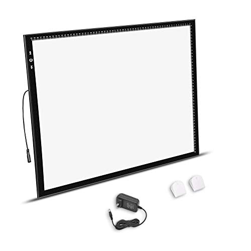 HSK A2 LED Artist tracing Light Box Copy Table, Adjustable High Brightness Light Pad for Tatto Drawing, Sketching, Animation,Diamond Painting Accessories - size: 05 - A2