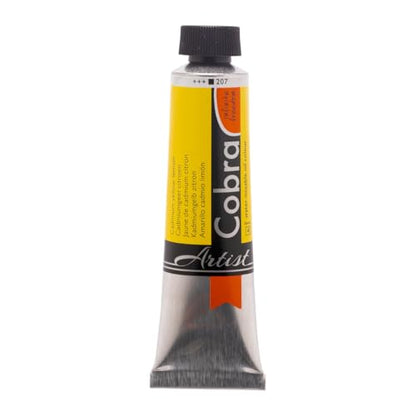 Cobra Artist Water Mixable Oil Colour - Cadmium Yellow Lemon 40ml Tube