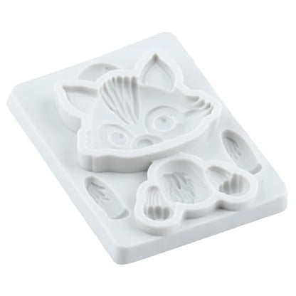 Wolf Polymer Clay Molds Wolf Woodland Animal Silicone Mold - color: Style K