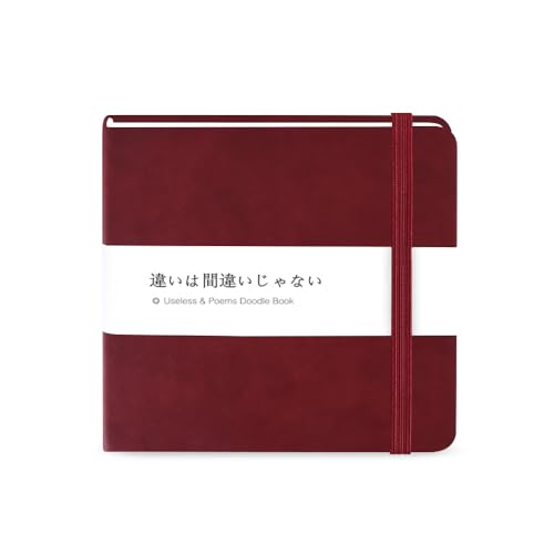 5x5" Sketchbook,Pocket Hardcover Notebooks,Sketch Books for Drawing Writing | 80gsm Blank Pages,96Sheet/192Pages,PU Leather Cover,Portable Small Size for Sketching,Diary Memo Planner.Wine Red - color: A-PU-Wine Red