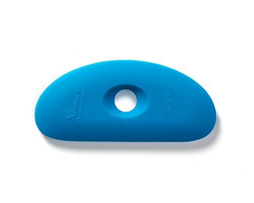 Xiem Tools Firm Silicone Clay Rib for Ceramics and Pottery (SCR3-B-10203) - size: SCR3-B-10203