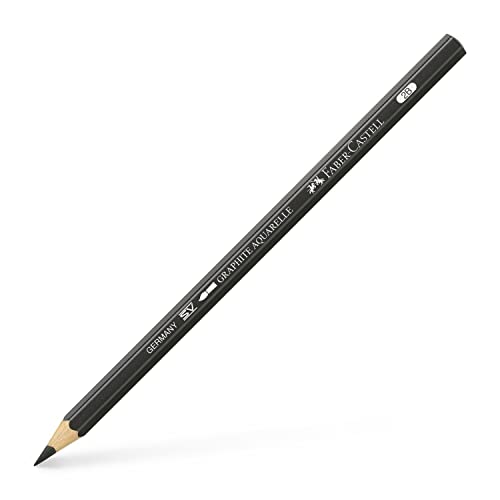 Faber-Castell Graphite Aquarelle Water-Soluble Single Pencil, 2B - style: 2B