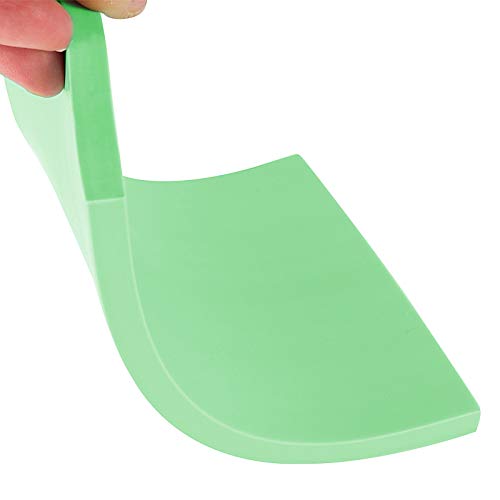 ZOENHOU 20 PCS 4 x 6 Inch Rubber Stamp Carving Blocks, Linoleum Blocks for Printmaking, Stamp Making, Green - color: Green