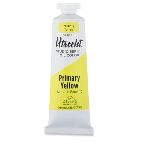 Utrecht Studio Series Oil Paint - Primary Yellow, 37 ml, Tube