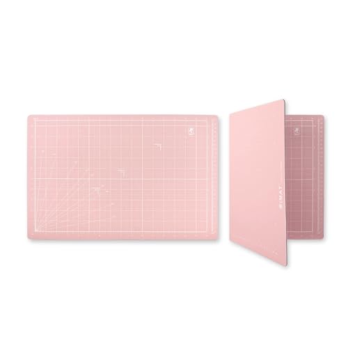 iMAT Flip Cutting Mat Note A3 Foldable Double-Sided Rose Pink - color: Rose Pink