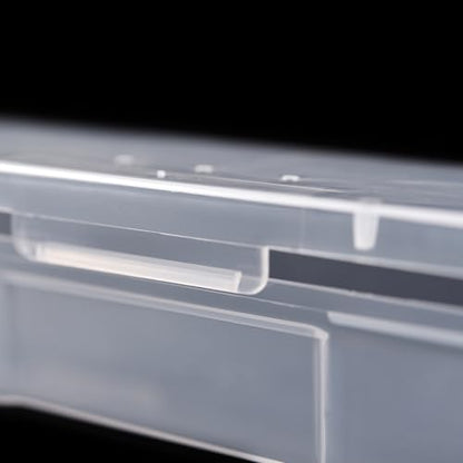 4Pcs Transparent Storage Boxes For Nail Tool Professional Pedicure Manicure Tools Set Plastic Nail Art Tool Box Storage Case Nail Supplies, White - color: 4PCS White