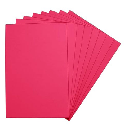 Hot Pink EVA Foam Sheets, 6 x 9 Inch, 2mm Thick – Foam Paper for DIY Arts and Crafts, School Projects, and More – 8 Pack - color: Hot Pink