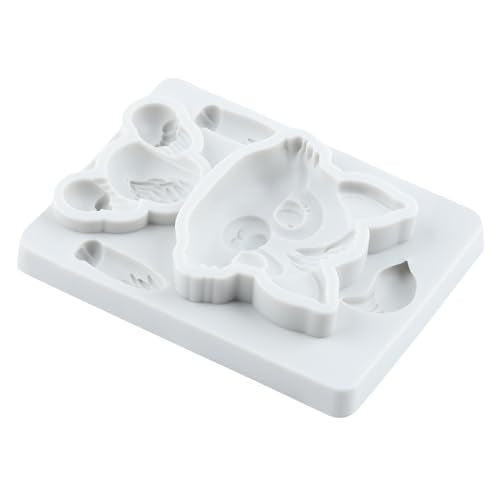 Wolf Polymer Clay Molds Wolf Woodland Animal Silicone Mold - color: Style K