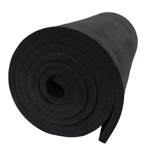 Acrux7 10mm EVA Foam Sheets, 13” x 78” EVA Foam Cosplay Foam, Black Foam Sheets for Crafting Model, Cosplay, DIY Projects