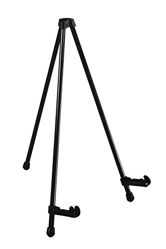SD Studio Designs E-Z Tabletop Easel – Portable Folding Metal Art Easel for Painting, Drawing, Canvas & Display – Lightweight Steel, Black - size: 12" W x 11" D x 14" H, style: Tabletop