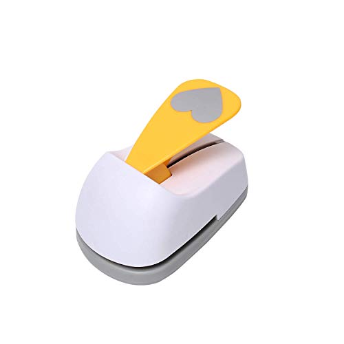 Craft Lever Punch 2 inch Heart Paper Punch Professional Tool for Valentine's Day Paper Crafting DIY Projects，Gifts，Stationery，Education，Greeting Cards Arts Fun Projects - color: Heart