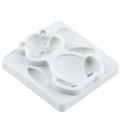 Beaver Polymer Clay Mold Beaver Woodland Animal Silicone Molds - color: Style J