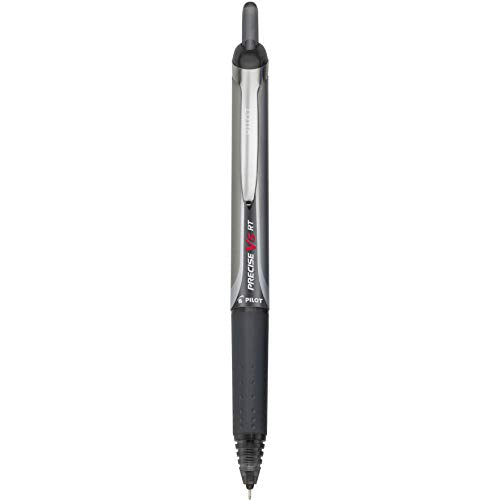 PILOT Precise V5 RT Rollerball Pens, Black, Pack of 6 - size: 6 Count (Pack of 1)