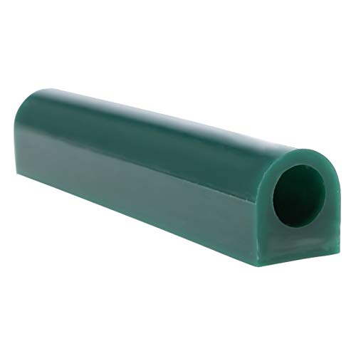 Jewelry Ring Green Carving Wax Tube for Making Rings Mold, Round With Centred Hole/Hard Wax/Solid Blank Large Flat Side Tube (T100)