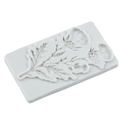 Flower Polymer Clay Molds Flower and Leaf Silicone Mold - color: Style D