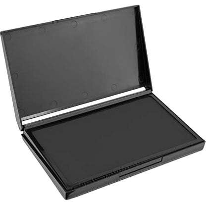MaxMark Large Black Stamp Pad - 4-1/4" by 7-1/4" - Premium Quality Felt Pad - color: Black, size: 4-1/4" by 7-1/4"