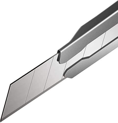 50Pcs Razor Knife Blades, 25mm Box Cutter Snap Off Utility Knife Blades | SK5 Ultra Sharp Snap off Blades Refills for Exacto Knife and Retractable Box Cutters - size: 50 Blades