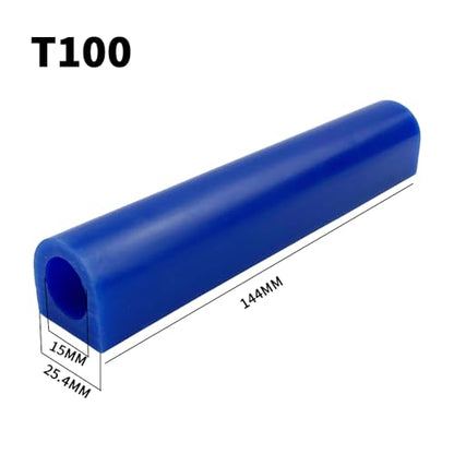NIUPIKA Carving Wax Ring Tube for Making Rings Mold Hard Wax Blank Large Flat Side Tube Blue Color (All) - size: All