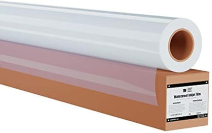 Screen Print Direct® Waterproof Inkjet Transparency Roll (17" x 100') | 5 Mil Transparency Film for Silk Screen Printing, Waterproof Inkjet Film Rolls for Screen Printers (17" x 100') - size: 17 x100 roll - 2" core