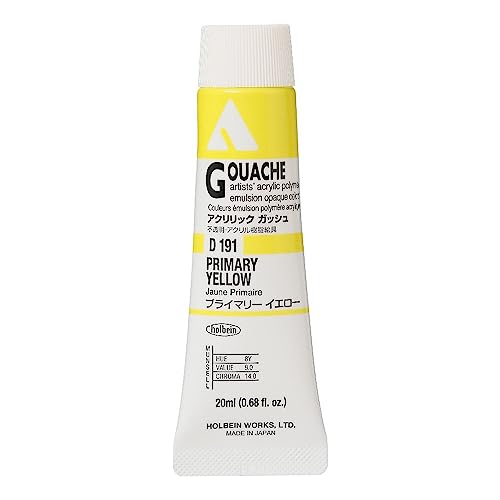 Holbein Acryla Gouache 20ml Primary Yellow